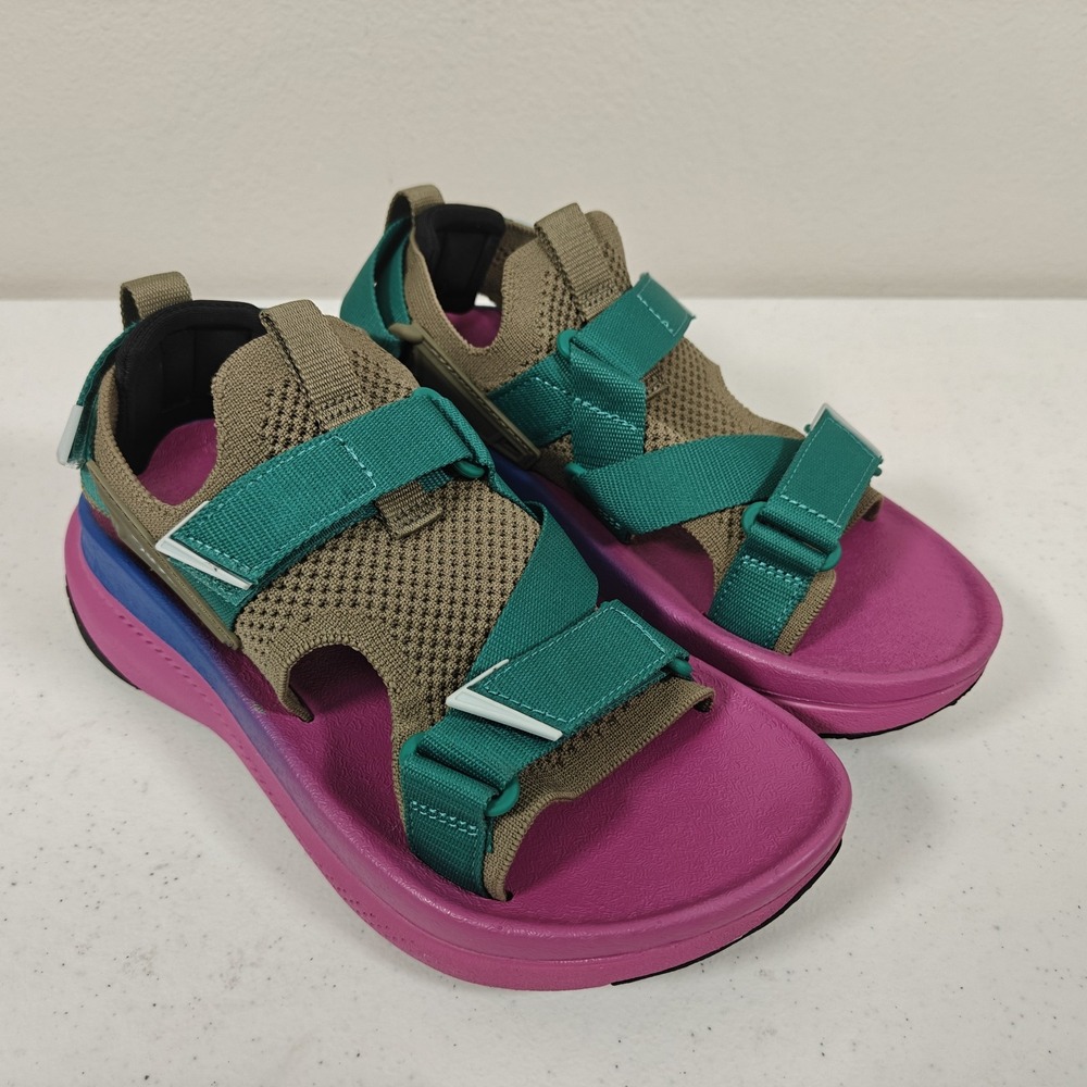 Teva Aventrail Trail Running Sandals Women's 6 Burnt Olive Vivid Violet EUR 37